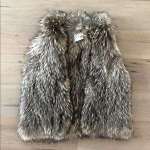 Real fur YVES SALOMON fur vest